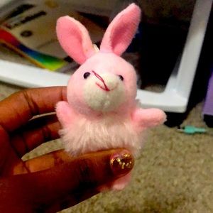 Pink little bunny